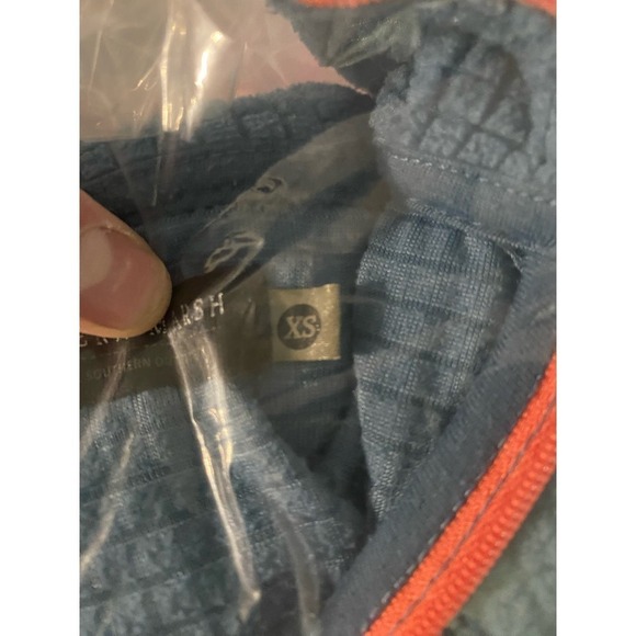 Southern Marsh Blue Fieldtec Waffle Grid Fleece Long Sleeve Pullover Men Size XS - Picture 6 of 6